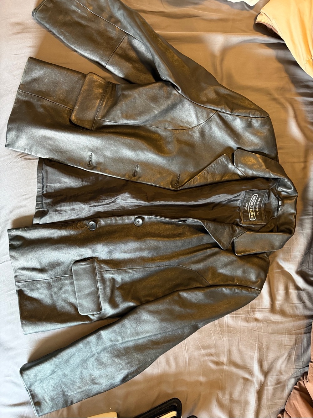 Black Leather Blazer Jacket Boutique of Leathers